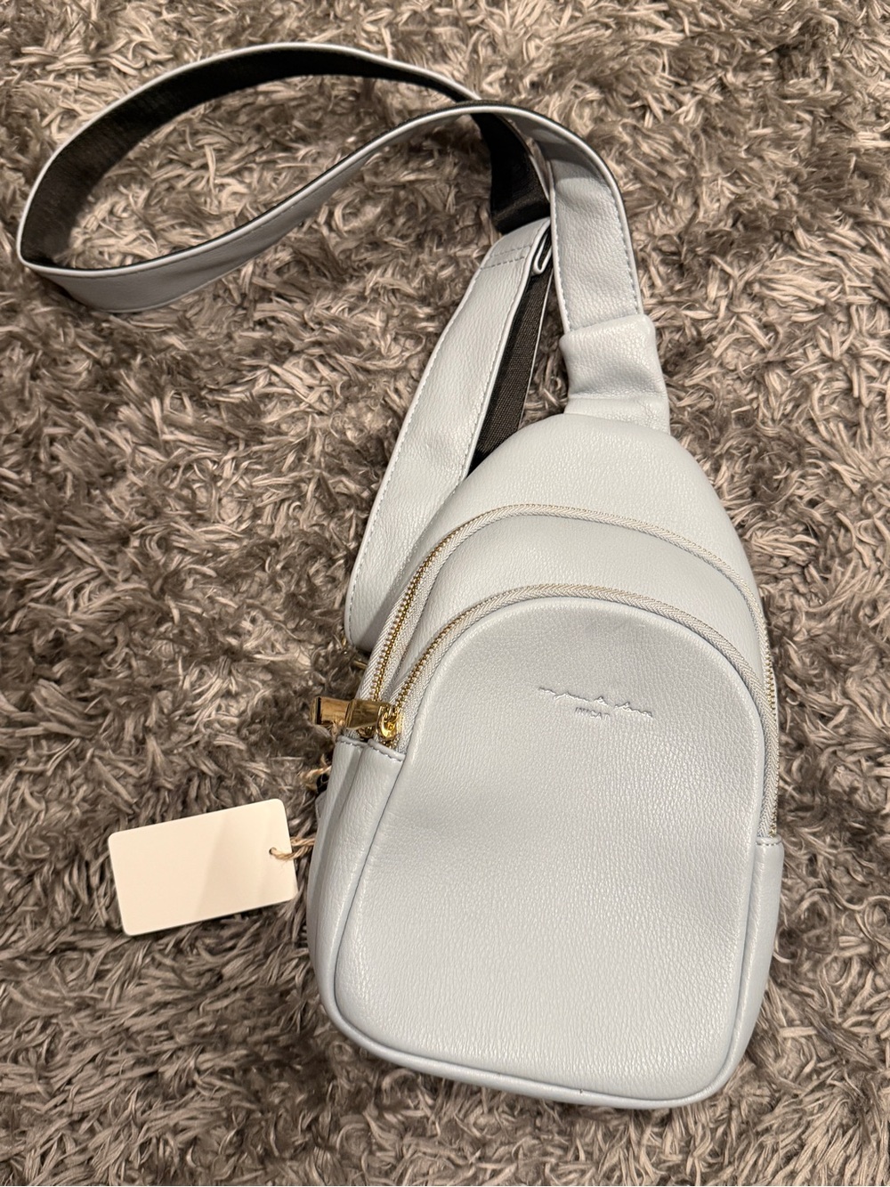 Light blue crossbody bag